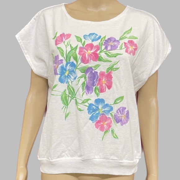 Vintage 90’s Blair Pastel Bouquet Box top size Large - Picture 1 of 4